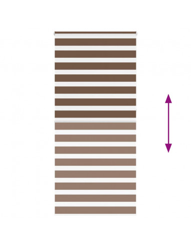 Tenda a Rullo Zebra Larghezza Tessuto 105,9 cm Poliestere