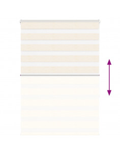 Tenda a Rullo Zebra Larghezza Tessuto 105,9 cm Poliestere 2