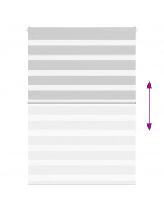 Tenda a Rullo Zebra Larghezza Tessuto 105,9 cm Poliestere 2