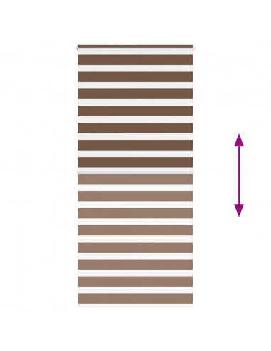 Tenda a Rullo Zebra Larghezza Tessuto 110,9 cm Poliestere