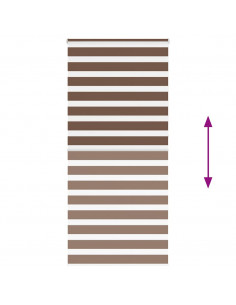 Tenda a Rullo Zebra Larghezza Tessuto 110,9 cm Poliestere 2