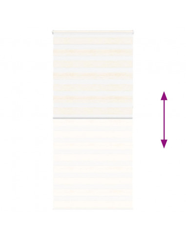 Tenda a Rullo Zebra Larghezza Tessuto 110,9 cm Poliestere