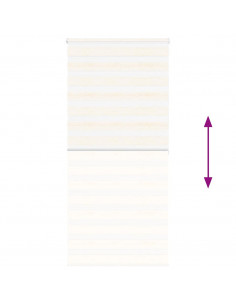 Tenda a Rullo Zebra Larghezza Tessuto 110,9 cm Poliestere 2