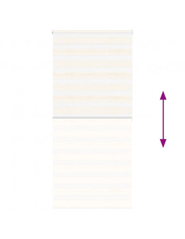 Tenda a Rullo Zebra Larghezza Tessuto 110,9 cm Poliestere