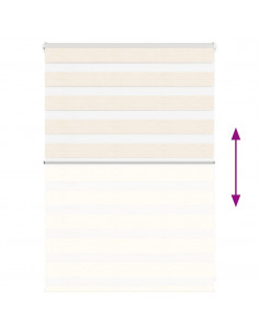 Tenda a Rullo Zebra Larghezza Tessuto 110,9 cm Poliestere 2