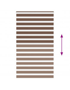 Tenda a Rullo Zebra Larghezza Tessuto 115,9 cm Poliestere 2