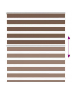 Tenda a Rullo Zebra Larghezza Tessuto 115,9 cm Poliestere 2