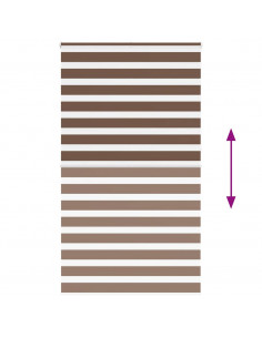 Tenda a Rullo Zebra Larghezza Tessuto 115,9 cm Poliestere 2