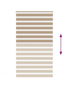 Tenda a Rullo Zebra Larghezza Tessuto 115,9 cm Poliestere 2