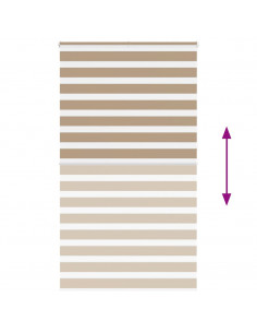 Tenda a Rullo Zebra Larghezza Tessuto 115,9 cm Poliestere 2