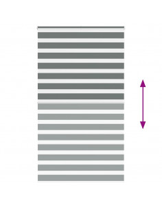 Tenda a Rullo Zebra Larghezza Tessuto 115,9 cm Poliestere 2