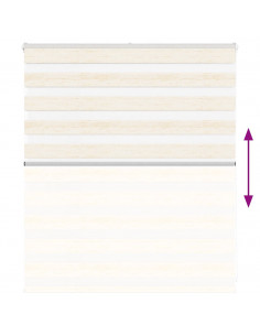 Tenda a Rullo Zebra Larghezza Tessuto 115,9 cm Poliestere 2