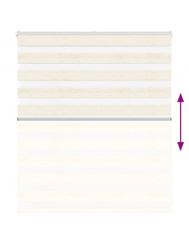 Tenda a Rullo Zebra Larghezza Tessuto 115,9 cm Poliestere