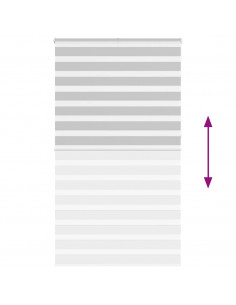 Tenda a Rullo Zebra Larghezza Tessuto 115,9 cm Poliestere 2