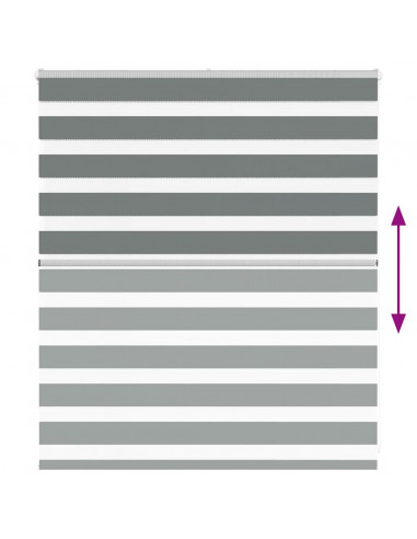 Tenda a Rullo Zebra Larghezza Tessuto 115,9 cm Poliestere