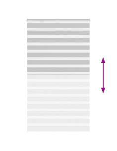 Tenda a Rullo Zebra Larghezza Tessuto 115,9 cm Poliestere 2