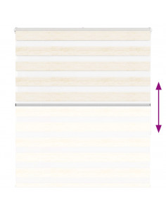 Tenda a Rullo Zebra Larghezza Tessuto 115,9 cm Poliestere 2