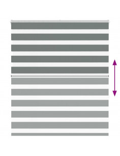 Tenda a Rullo Zebra Larghezza Tessuto 115,9 cm Poliestere 2