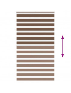 Tenda a Rullo Zebra Larghezza Tessuto 120,9 cm Poliestere 2