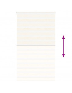 Tenda a Rullo Zebra Larghezza Tessuto 120,9 cm Poliestere 2