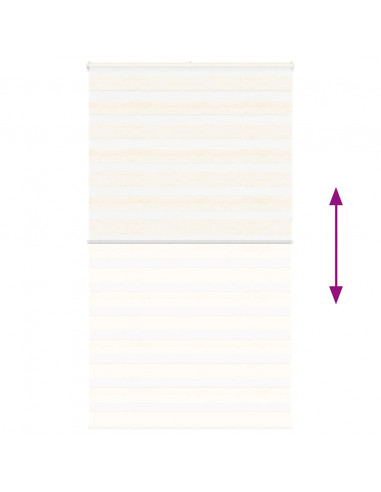 Tenda a Rullo Zebra Larghezza Tessuto 120,9 cm Poliestere