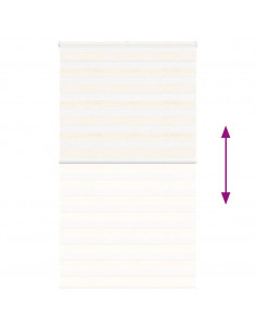 Tenda a Rullo Zebra Larghezza Tessuto 120,9 cm Poliestere 2