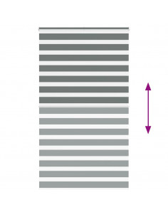 Tenda a Rullo Zebra Larghezza Tessuto 120,9 cm Poliestere 2