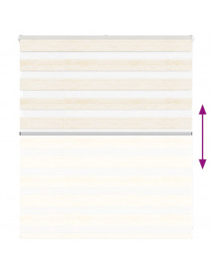 Tenda a Rullo Zebra Larghezza Tessuto 120,9 cm Poliestere 2