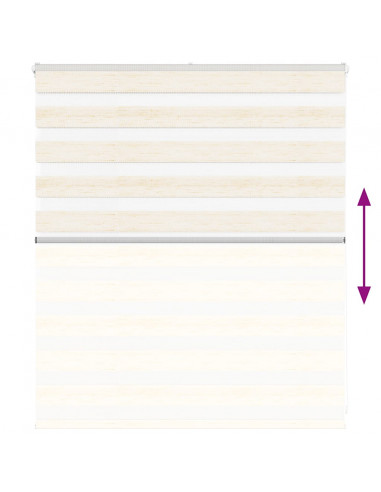 Tenda a Rullo Zebra Larghezza Tessuto 120,9 cm Poliestere