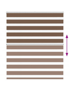 Tenda a Rullo Zebra Larghezza Tessuto 120,9 cm Poliestere 2