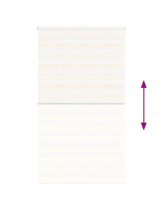 Tenda a Rullo Zebra Larghezza Tessuto 125,9 cm Poliestere 2