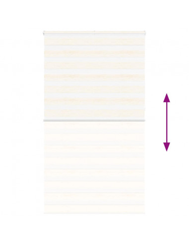 Tenda a Rullo Zebra Larghezza Tessuto 125,9 cm Poliestere