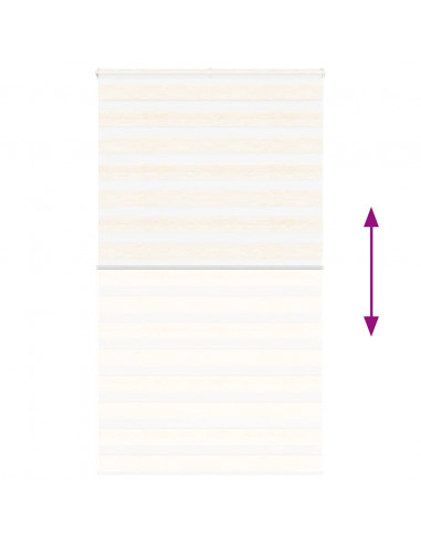 Tenda a Rullo Zebra Larghezza Tessuto 125,9 cm Poliestere