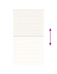 Tenda a Rullo Zebra Larghezza Tessuto 130,9 cm Poliestere 2