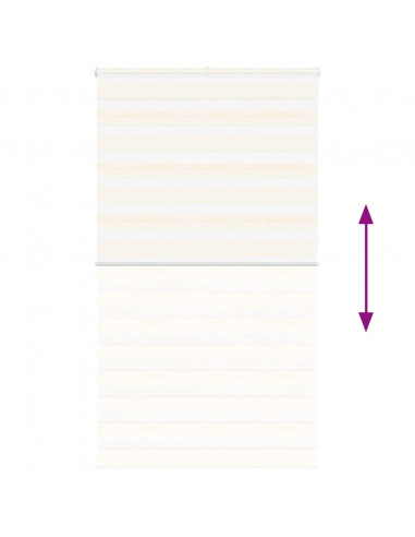 Tenda a Rullo Zebra Larghezza Tessuto 130,9 cm Poliestere