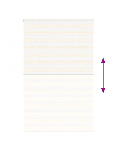 Tenda a Rullo Zebra Larghezza Tessuto 135,9 cm Poliestere