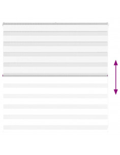 Tenda a Rullo Zebra Larghezza Tessuto 140,9 cm Poliestere 2