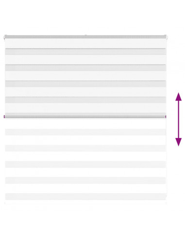 Tenda a Rullo Zebra Larghezza Tessuto 140,9 cm Poliestere