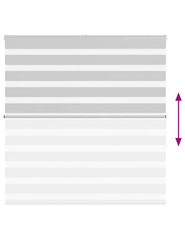 Tenda a Rullo Zebra Larghezza Tessuto 140,9 cm Poliestere