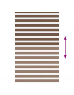 Tenda a Rullo Zebra Larghezza Tessuto 145,9 cm Poliestere 2