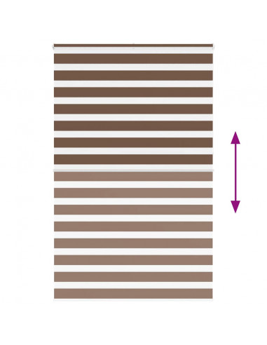 Tenda a Rullo Zebra Larghezza Tessuto 145,9 cm Poliestere