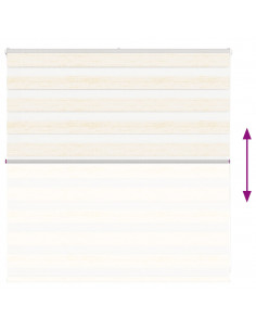 Tenda a Rullo Zebra Larghezza Tessuto 145,9 cm Poliestere 2