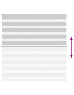 Tenda a Rullo Zebra Larghezza Tessuto 145,9 cm Poliestere 2