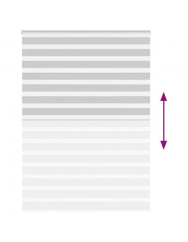 Tenda a Rullo Zebra Larghezza Tessuto 150,9 cm Poliestere