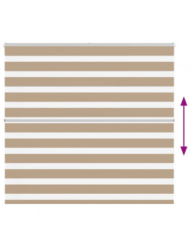 Tenda a Rullo Zebra Larghezza Tessuto 150,9 cm Poliestere