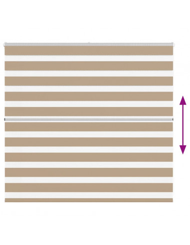 Tenda a Rullo Zebra Larghezza Tessuto 155,9 cm Poliestere