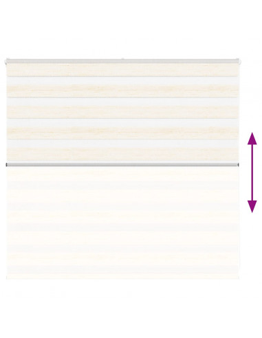 Tenda a Rullo Zebra Larghezza Tessuto 155,9 cm Poliestere