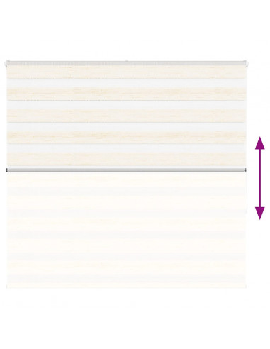 Tenda a Rullo Zebra Larghezza Tessuto 155,9 cm Poliestere