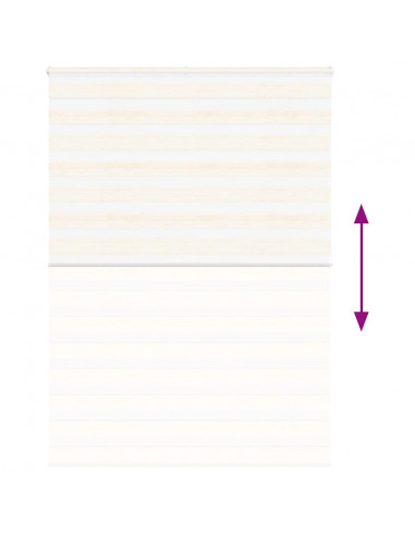 Tenda a Rullo Zebra Larghezza Tessuto 160,9 cm Poliestere