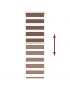 Tenda a Rullo Zebra Larghezza Tessuto 35,9 cm Poliestere 2